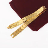 Men's 17.5 cm 24k Gold Watch Bracelet