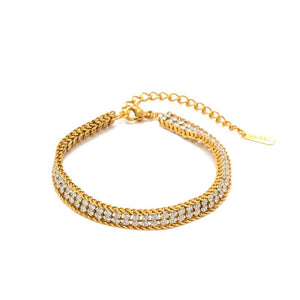 Youthway CZ Bracelet Double Layer High Jewelry for Women