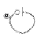 Bohemia Roman Numerals Circle Charm Bracelet B20077