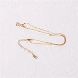 Stainless Steel Double Bracelet Snake Chain Jewelry