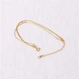 Stainless Steel Double Bracelet Snake Chain Jewelry