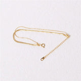 Stainless Steel Double Bracelet Snake Chain Jewelry