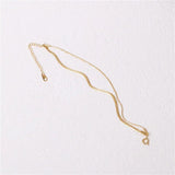 Stainless Steel Double Bracelet Snake Chain Jewelry