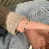 Zircon Crystal Chain Bracelet for Women
