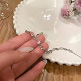 Zircon Crystal Chain Bracelet for Women