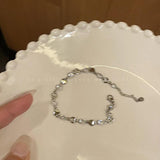 Zircon Crystal Chain Bracelet for Women
