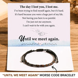 Morse Code Bracelet With Card Adjustable Message Bracelets Gift