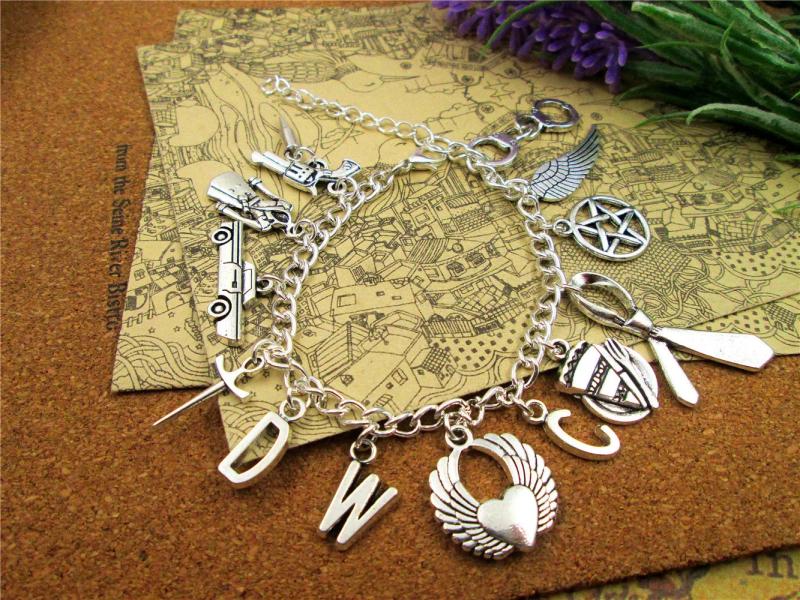 TV Series Inspired Charm Bracelet with Pendant and Bracelets