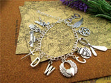 TV Series Inspired Charm Bracelet with Pendant and Bracelets