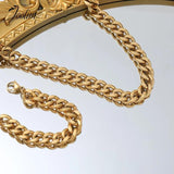 High End Waterproof Cuban Chain Bracelet