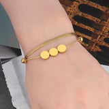 Heart Double Layer Charm Bracelet Jewelry