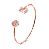 Letter Bracelet Bangle For Women cuff Adjustable Bracelets Jewelry Wrist Bangl