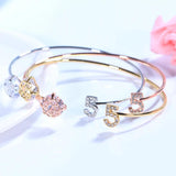 Letter Bracelet Bangle For Women cuff Adjustable Bracelets Jewelry Wrist Bangl