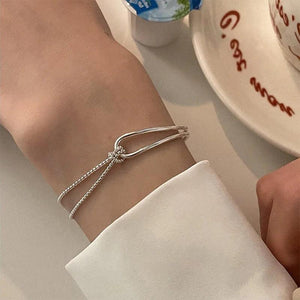 Eun Ho Minimalist Stamp Chain Bracelet Party Jewelry Geometric