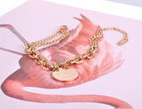 Boho Titanium Stainless Steel Charm Bracelet BB20153