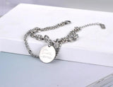 Boho Titanium Stainless Steel Charm Bracelet BB20153