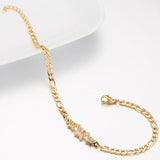 Butterfly Bracelet Stainless Steel Cuban Chain Adjustable