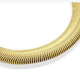 Stainless Steel Snake Chain Bracelet Wide Chain Bangles