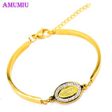 Crystal Buddha Bangle Bracelet Cuff