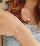 Rose Zircon Crystal Bracelet Charms 316L Stainless Steel Jewelry Woman Chain