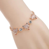 Zircon Rose Animal Chain Fox Bracelets For Women