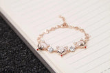Zircon Rose Animal Chain Fox Bracelets For Women