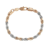 21.5 cm Men's Rope Bracelet AAA+ Jewelry