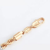 21.5 cm Men's Rope Bracelet AAA+ Jewelry