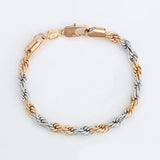 21.5 cm Men's Rope Bracelet AAA+ Jewelry