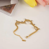 316L Stainless Steel Zircon Bracelet High Jewelry Party Gift SAB448