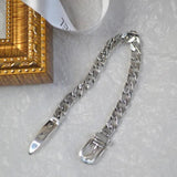Silver Vintage Thick Chain Belt Bracelet Retro Jewelry