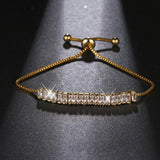 Adjustable Zirconia Bracelets for Charming Lady