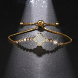 Adjustable Zirconia Bracelets for Charming Lady