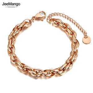 Hiphop/Rock Titanium Stainless Steel Geometry Charm Bracelet Bangle