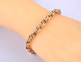 Hiphop/Rock Titanium Stainless Steel Geometry Charm Bracelet Bangle