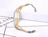 316L Stainless Steel Snake Chain Bracelet For Women Bohemia Party Jewelry