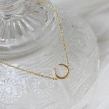 Moon Bracelet Women Stainless Steel Plated 18k Birthday Gift Jewelry