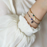 Elastic Beads Bracelet Stainless Steel Freshwater Pearl Ball Bracelet