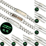 Fluorescent Dragon Bracelet on Green Background