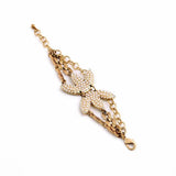Simulated Pearls Flower Bracelet Costume Jewelry Women Accessories