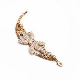 Simulated Pearls Flower Bracelet Costume Jewelry Women Accessories
