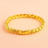 19.5 cm Leaf Bracelet for Charming Women