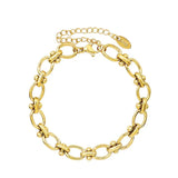 Stainless Steel Thick Chain Bracelet Women's Bracelet