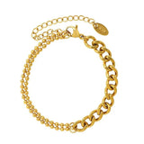 Stainless Steel Thick Chain Bracelet Women's Bracelet