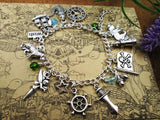 Fairy Tale Charm Bracelet, Silver Plated Gift Birthday