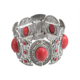 Tibetan Boho Vintage Acrylic Turquoise Bracelet for Women