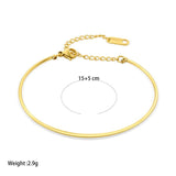 Golden Plated Stainless Steel Bracelet for Women