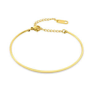 Golden Plated Stainless Steel Bracelet for Women