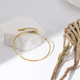 Golden Plated Stainless Steel Bracelet for Women