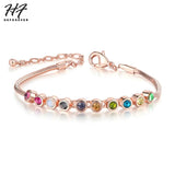 Multicolour Bracelets for Women with Austrian Crystals